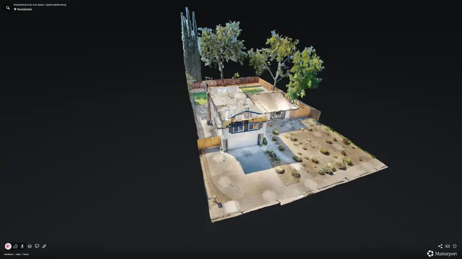 Matterport dollhouse 3D model of residential property — Sparks Media Group Northern California