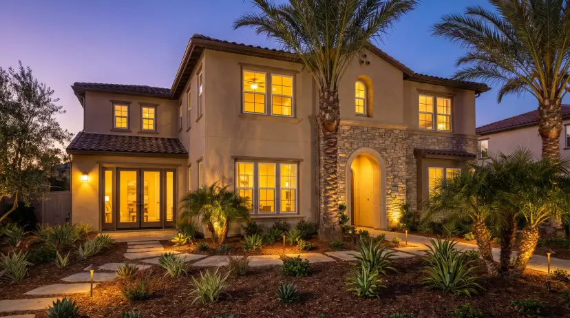 Twilight real estate photography